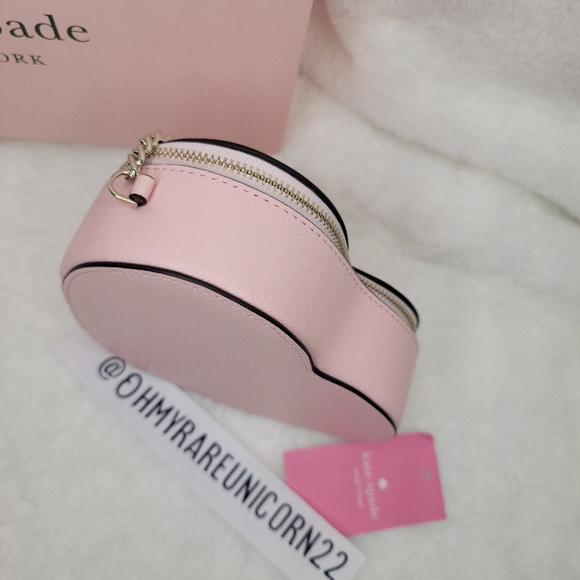 Mini Kate Spade heart ♥️ Love Shack Pink Crossbody - Picture 7 of 16